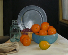 Still life with Pewter Plate